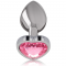 INTENSE - PLUG ANAL METAL ALUMINIUM COEUR N ROSE TAILLE S nº