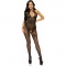 BODYSTOCKING RÉSILLE SANS COUTURES TAILLE UNIQUE - NOIR nº2