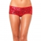 Leg avenue culotte à sequins rouge