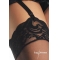 Leg avenue bas nylon noir avec dentelle dessus