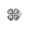 Diamant chanceux 9,5cm - argent