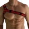 MACHO - HARNAIS ROMAIN ROUGE S/M