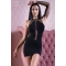 CR-4397 MINI DRESS BLACK nº2