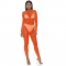 Body en maille filet Micro Net - Orange