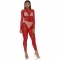 Body en maille filet Micro Net - Rouge