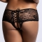 CULOTTE DENTELLE FLORALE DOS OUVERT L / XL