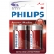 PHILIPS - BLISTER POWER ALCALINE PILA D LR20 * 2