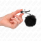 PINCE A METON BOULE EN FAUSSE FOURRURE NOIR 6 CM nº3