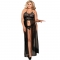 QUEEN PLUS - ENSEMBLE ROBE ET TANGA QUEEN PLUS NOIR nº1