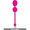 Deux balles de kegel rechargeables - rose