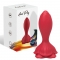 VIBRATEUR ROSE & PLUG ANAL PETITE TÉLÉCOMMANDE ROUGE nº4