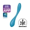 VIBRATEUR G-SPOT FLEX 5 CONNECT APP BLEU SATISFYER nº5