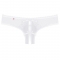 OBSESSIVE ALABASTRA CROTCHLESS THONG WHITE nº2