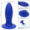 VIBRATEUR ANAL PLUG TORPEDO BLEU nº3