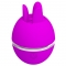 VIBRATEUR ROND EN SILICONE GEMINI BALL VIOLET