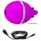 VIBRATEUR ROND EN SILICONE GEMINI BALL VIOLET nº5