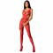 BODYSTOCKING  WOMAN BS085 - TAILLE UNIQUE ROUGE