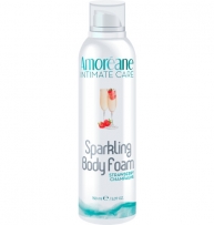 Mousse de massage Amoreane fraise au champagne - 150ml.