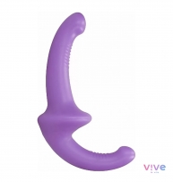 Gode ceinture sans sangle violet