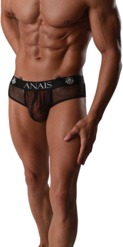 ANAIS MEN ARESBOOST String en résille noire pour homme. séduction, confort, ajustement parfait, matériaux de q