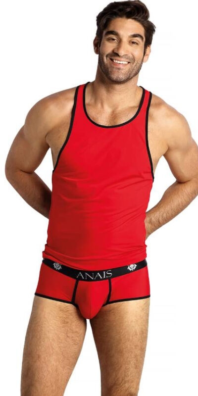 ANAIS MEN  SOUL Résumé: lingerie en microfibre rouge et douce