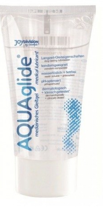 AQUAGLIDE ORIGINAL Lubrifiant à base d'eau compatible avec le préservatif.