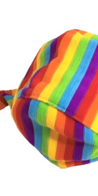 BANDANA CON LA BANDERA LGTB Bandana de algodón con diseño del orgullo lgbtq+ -> bandana en coton avec motif de la f