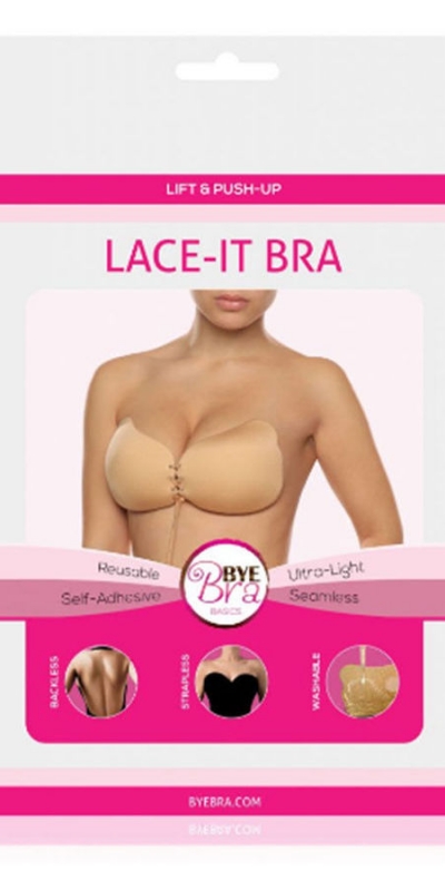 LACE-IT Soutien-gorge réutilisable et auto-adhésif pour rehausser le décolleté.