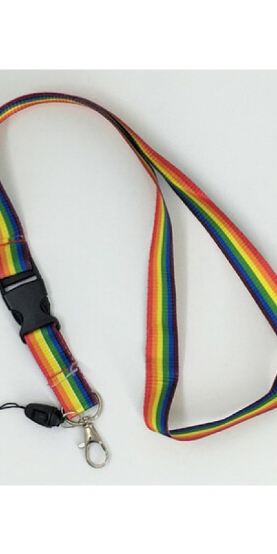 CINTA COLGANTE BANDERA LGBT+ Accessoire suspendu avec les couleurs du drapeau lgbt+