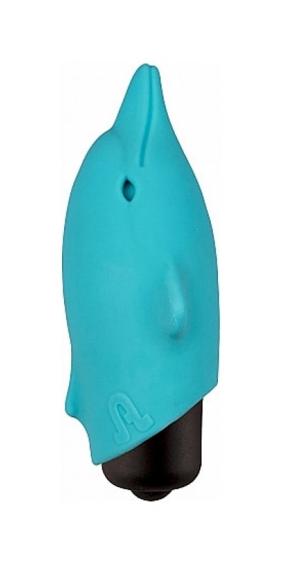 FLIPPY POCKET Balle vibrante en silicone dolphin 7,5 c 2,5 cm