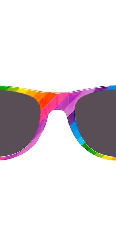 GAFAS DE SOL BANDERA LGBT Lunettes de soleil avec design drapeau arc-en-ciel