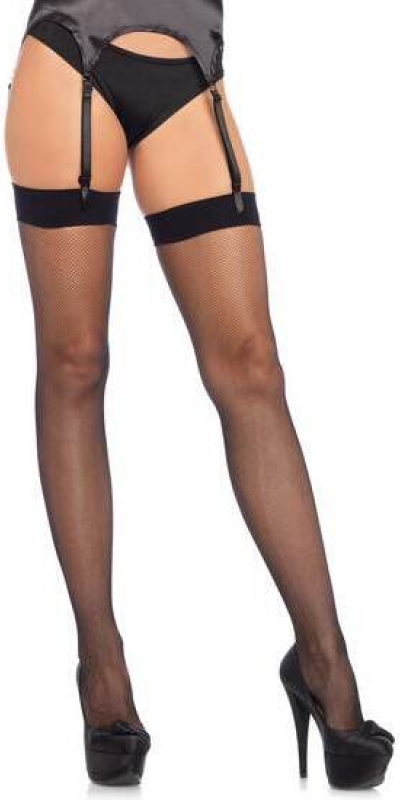 LEG AVENUE  MICRO Collants micro net spandex - noir