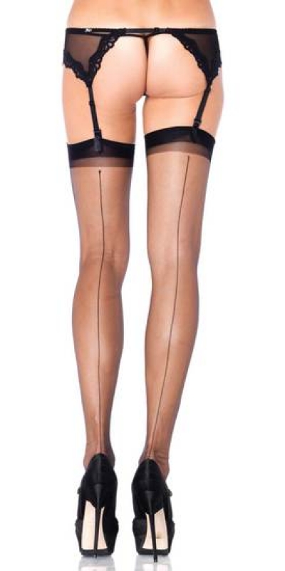 LEG AVENUE HOSE Collants fins ligne noire