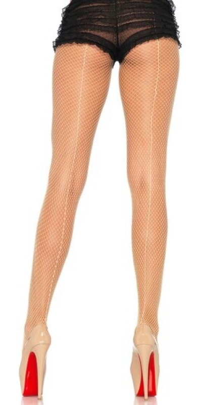 LEG AVENUE WONDERFUL Leg avenue collant pêche avec couture dos nude