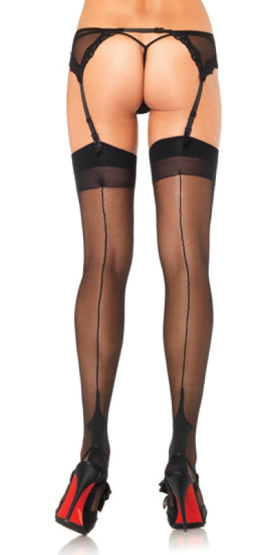 LEG AVENUE WONDERFUL Collants lycra talon cubain taille unique