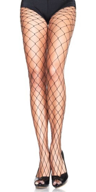 LEG AVENUE FENCE Pantalon en filet large leg avenue