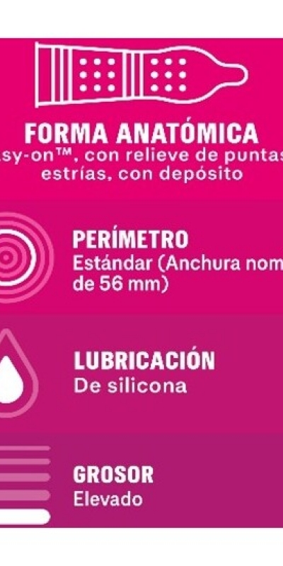 DUREX DAME PLACER Préservatifs avec points de suture et vergetures 3 unités