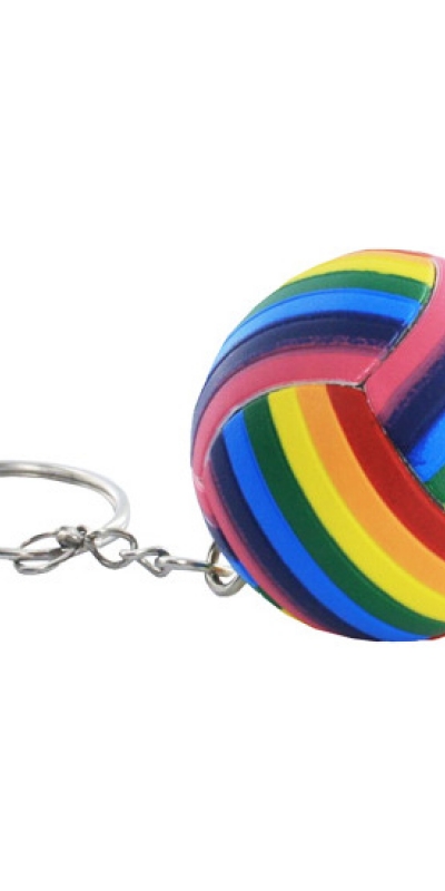 LLAVERO BALÓN CON BANDERA LGBT Porte-clés décoratif avec design lgbt, accessoire fonctionnel