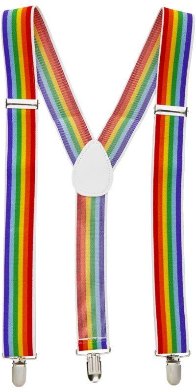 TIRANTES COLORES BANDERA LGBT+ Bretelles ajustables aux couleurs du drapeau lgbt+