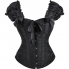 Corset noir de haute qualité, taille s