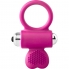 Anneau vibrant rose avec stimulateur clitoridien