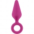 Un petit plug anal en silicone rose