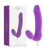 Vibromasseur en silicone avec stimulation double