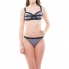 Bikini gris érotique : sensuel, confortable, ajustable, élégant.