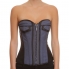 Effet cowboy corset noir avec string