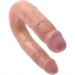 Gode king cock double pénétration 13,9 cm naturel