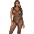 Bodystocking en filet treillis taille unique