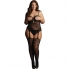 Le désir - bodystocking jarretelles strass - collants type corps