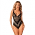 Description : teddy lingerie en dentelle florale, élégant et sensuel.