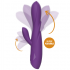 Vibromasseur double en silicone pour le clitoris